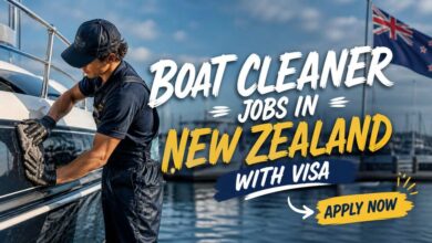 Boat Cleaner Jobs in New Zealand with Visa