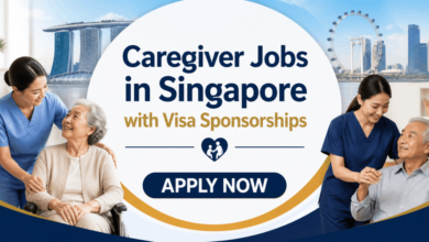 Caregiver Jobs in Singapore with Visa Sponsorships