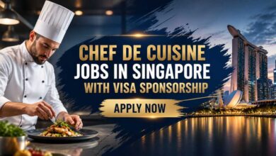 Chef De Cuisine Jobs in Singapore with Visa Sponsorship