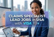 Claims Specialist Lead Jobs in USA with Visa