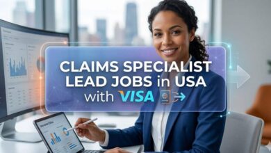 Claims Specialist Lead Jobs in USA with Visa