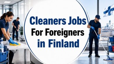 Cleaners Jobs For Foreigners in Finland