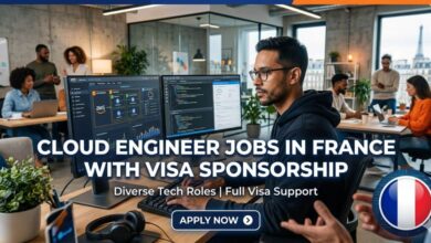 Cloud Engineer Jobs in France with Visa Sponsorship