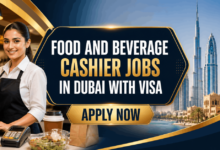 Food and Beverage Cashier Jobs in Dubai with Visa