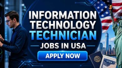 Information Technology Technician Jobs in USA with Visa