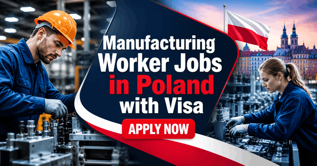 Manufacturing Worker Jobs in Poland with Visa 2026
