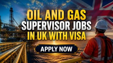 Oil and Gas Supervisor Jobs in UK with Visa