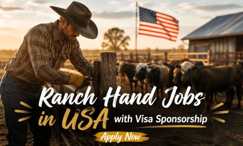 Ranch Hand Jobs in USA with Visa Sponsorship