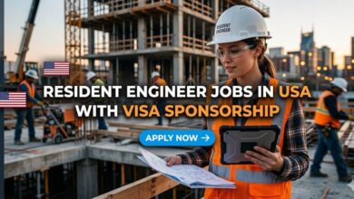 Resident Engineer Jobs in USA with Visa Sponsorship