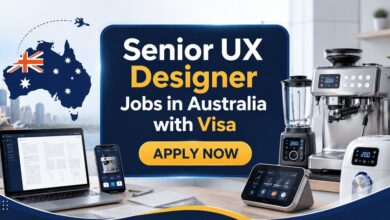 Senior UX Designer Jobs in Australia with Visa