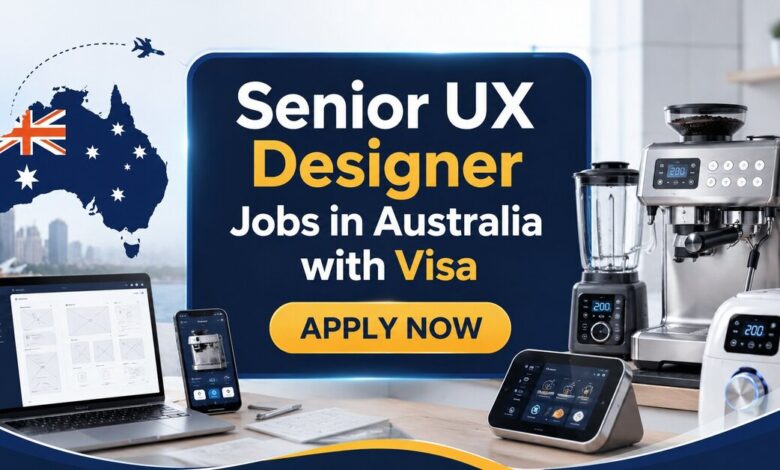 Senior UX Designer Jobs in Australia with Visa