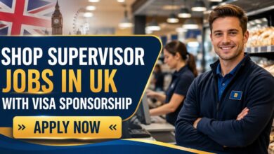 Shop Supervisor Jobs in UK with Visa Sponsorship