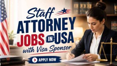 Staff Attorney Jobs in USA with Visa Sponsor
