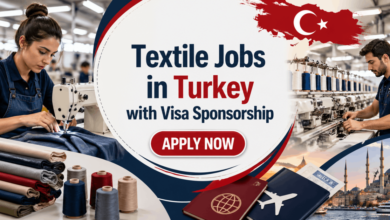 Textile Jobs in Turkey with Visa Sponsorship