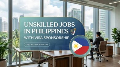 Unskilled Jobs in Philippines with Visa Sponsorship