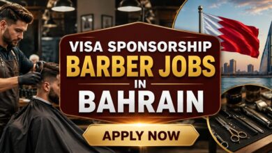 Visa Sponsorship Barber Jobs in Bahrain