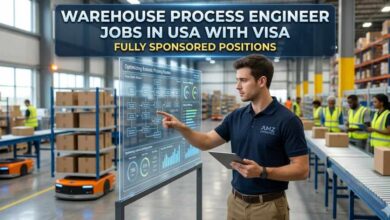 Warehouse Process Engineer Jobs in USA with Visa