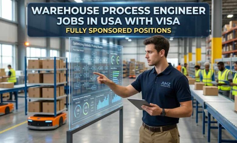 Warehouse Process Engineer Jobs in USA with Visa