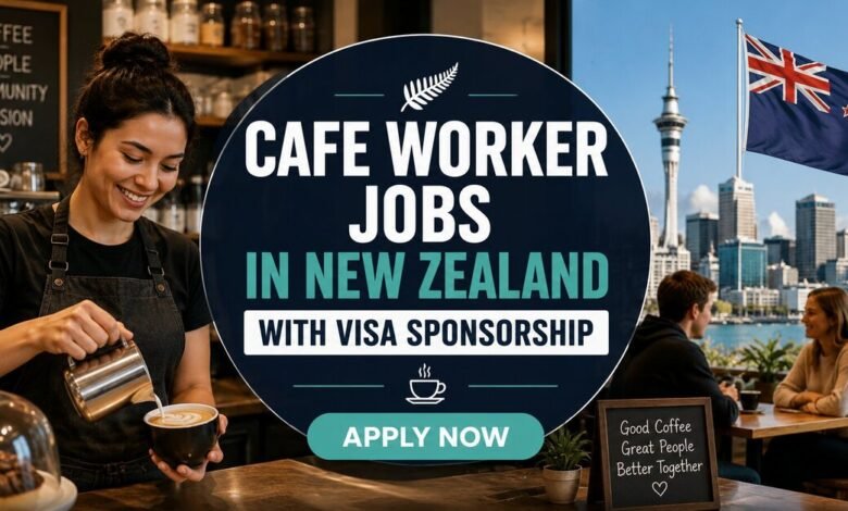 Cafe Worker Jobs in New Zealand with Visa Sponsorship