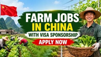 Farm Jobs in China with Visa Sponsorship