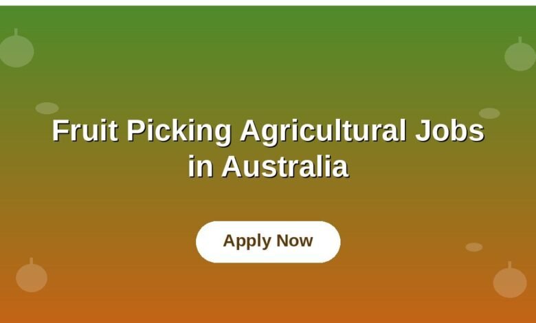 Fruit Picking Agricultural Jobs in Australia