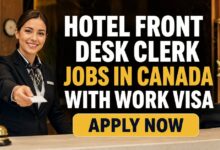 Hotel front Desk Clerk Jobs in Canada with Work Visa