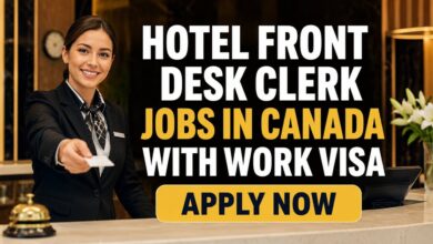 Hotel front Desk Clerk Jobs in Canada with Work Visa