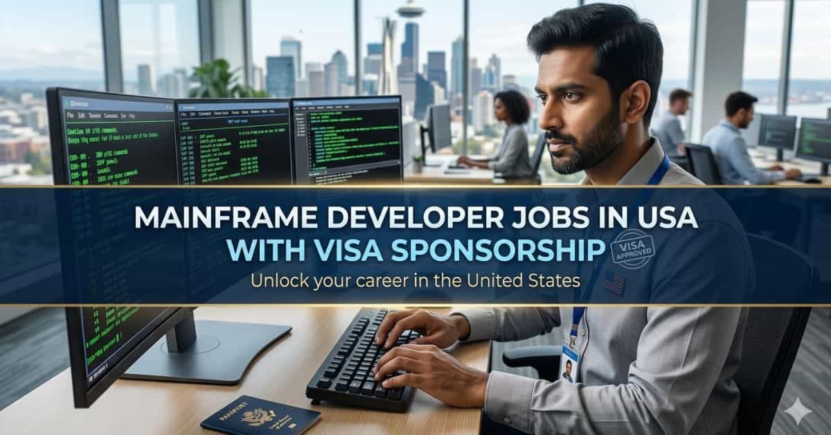 Mainframe Developer Jobs in USA with Visa Sponsorship 2026