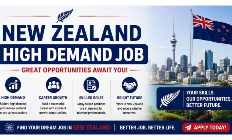New Zealand High Demand Job
