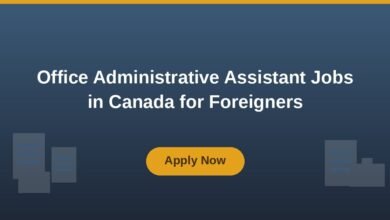 Office Administrative Assistant Jobs in Canada for Foreigners