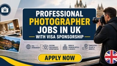 Professional Photographer Jobs in UK with Visa Sponsorship