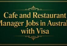 Cafe and Restaurant Manager Jobs in Australia with Visa
