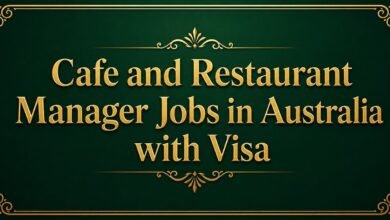 Cafe and Restaurant Manager Jobs in Australia with Visa