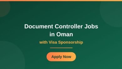 Document Controller Jobs in Oman with Visa Sponsorship