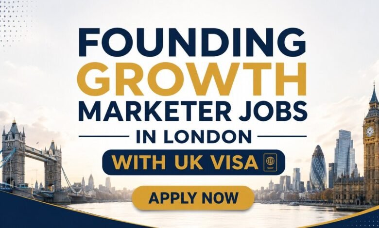 Founding Growth Marketer Jobs in London with UK Visa