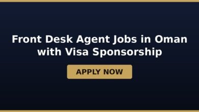 Front Desk Agent Jobs in Oman with Visa Sponsorship