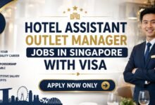 Hotel Assistant Outlet Manager Jobs in Singapore with Visa