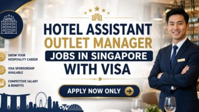 Hotel Assistant Outlet Manager Jobs in Singapore with Visa