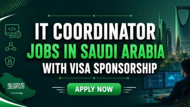 IT Coordinator Jobs in Saudi Arabia with Visa Sponsorship