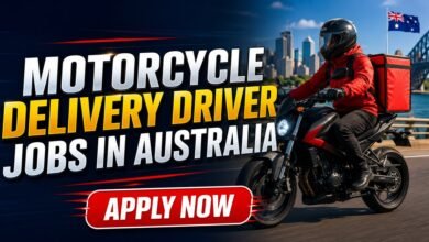 Motorcycle Delivery Driver Jobs in Australia
