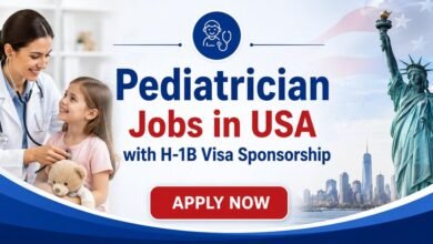 Pediatrician Jobs in USA with H-1B Visa Sponsorship