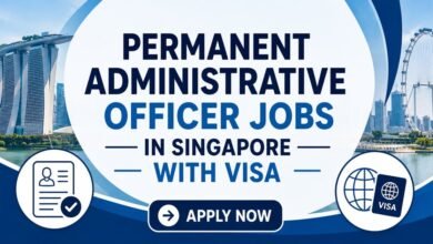 Permanent Administrative Officer Jobs in Singapore with Visa