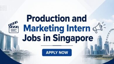 Production and Marketing Intern Jobs in Singapore