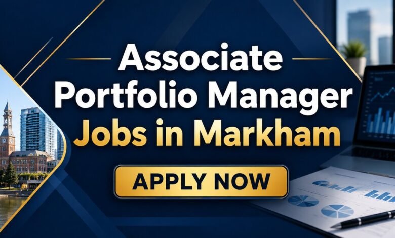 Associate Portfolio Manager Jobs in Markham