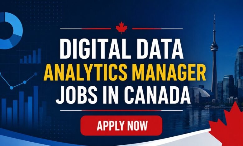 Digital Data Analytics Manager Jobs in Canada
