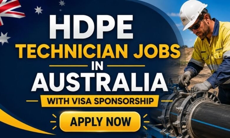 HDPE Technician Jobs in Australia With Visa Sponsorship