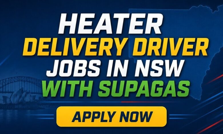 Heater Delivery Driver Jobs in NSW with Supagas
