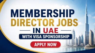 Membership Director Jobs in UAE with Visa Sponsorship