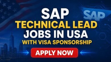 SAP Technical Lead Jobs in USA with Visa Sponsorship