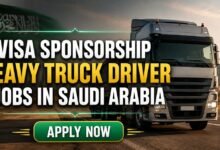 Visa Sponsorship Heavy Truck Driver Jobs in Saudi Arabia